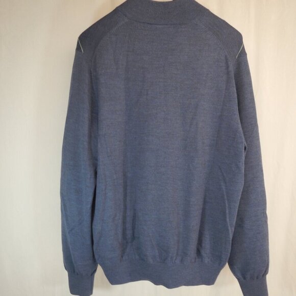Fairway & Greene Signature 100% Italian Merino Men's Quarter Zip Sweeter Size M - Picture 2 of 9